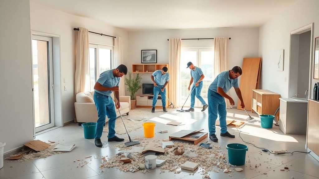 מה כולל ניקיון לאחר שיפוץ בצפון?